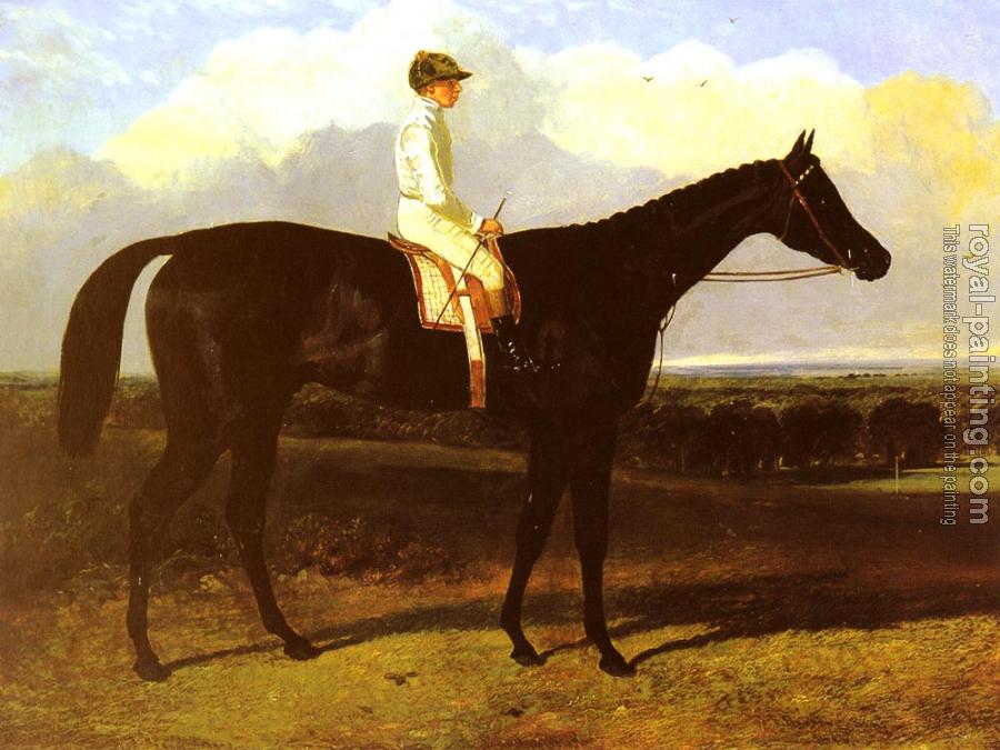 John Frederick Jr Herring : Jonathan Wild, a drak bay Race Horse, at Goodwood